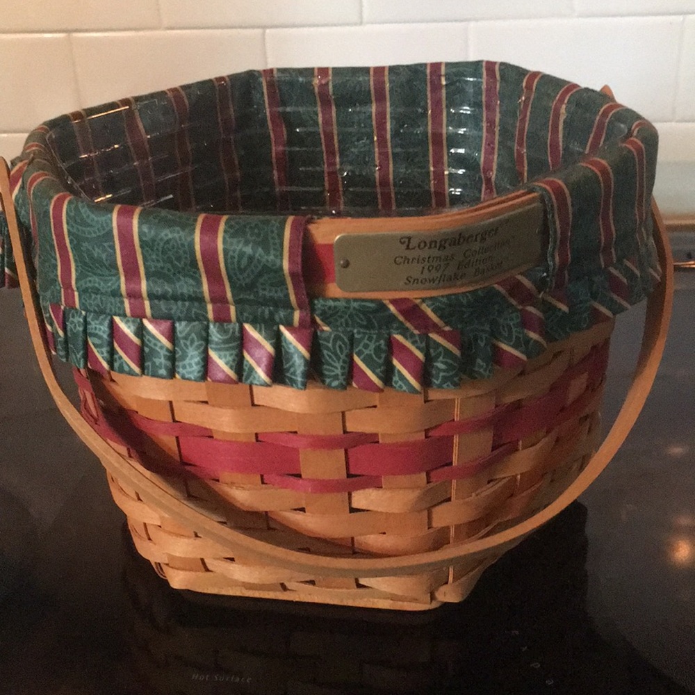 Longaberger snowflake basket